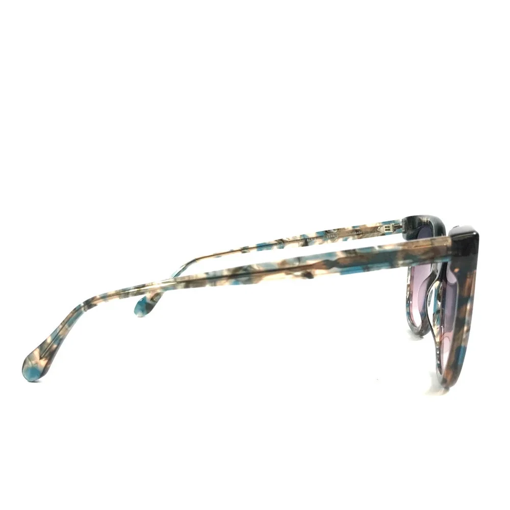 Gigi Studios Sunglasses ALAIA 6688/0 Blue Pink Butterfly with Purple Pink Lenses